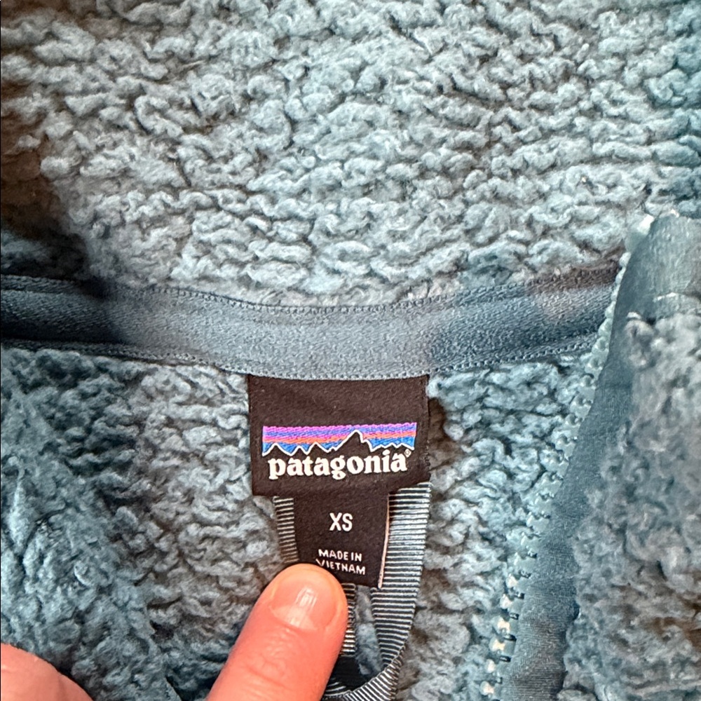 Patagonia Teal Los Gatos Fleece Half-Zip Pullover - Picture 2 of 4